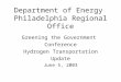 Department of Energy  Philadelphia Regional Office