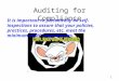 Auditing for Compliance