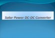 Solar Power DC-DC Converter