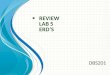 Review Lab 5 ERD’s