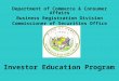 Department of Commerce & Consumer Affairs Business Registration Division