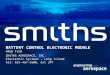 BATTERY CONTROL ELECTRONIC MODULE FRED FLOR SMITHS AEROSPACE, INC