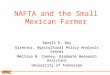 NAFTA and the Small Mexican Farmer
