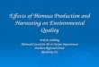 Effects of Biomass Production and Harvesting on Environmental Quality