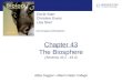 Chapter 43 The Biosphere (Sections 43.1 - 43.4)