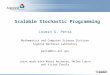 Scalable Stochastic Programming