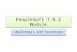 PeopleSoft T & E Module