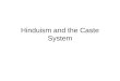 Hinduism and the Caste System