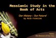 Messianic Study in the Book of Acts