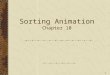 Sorting Animation Chapter 10