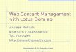Web Content Management with Lotus Domino