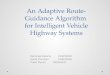 An Adaptive Route-Guidance  Algorithm  for  Intelligent Vehicle Highway Systems