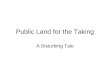 Public Land for the Taking