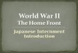 World War II  The Home Front