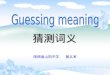 Guessing meaning