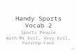 Handy Sports Vocab 2