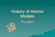 History of Atomic Models
