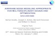AIRFRAME NOISE MODELING APPROPRIATE FOR MULTIDISCIPLINARY DESIGN AND OPTIMIZATION