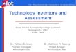 Technology Inventory and Assessment