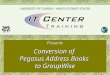 Conversion of  Pegasus Address Books  to GroupWise