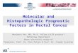 Molecular and Histopathologic Prognostic Factors in Rectal Cancer