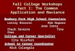 Fall College Workshops Part I: The Common Application and  Naviance