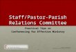 Staff/Pastor-Parish Relations Committee