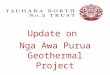Update on  Nga Awa Purua Geothermal Project