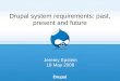 Drupal system requirements: past, present and future
