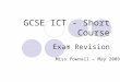 GCSE ICT - Short Course