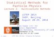 Statistical Methods for Particle Physics Lecture 2:  multivariate methods
