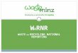 W A RNR WASTE  AND  RECYCLING NATIONAL REPORTING