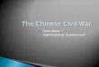The Chinese Civil War