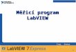 Měřicí program LabVIEW