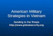 American Military Strategies in Vietnam