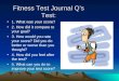 Fitness Test Journal Q’s Test: