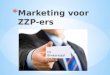 Marketing voor ZZP- ers