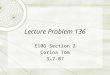 Lecture Problem 136