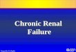 Chronic Renal  Failure