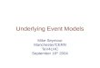 Underlying Event Models