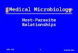 Host-Parasite Relationships