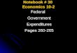 Notebook # 30  Economics 10-2
