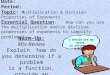 Warm-Up: Mix-Review Explain  how do you determine if a problem is a function, provide an example