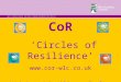 CoR  ‘Circles of Resilience’ cor-wlc.co.uk (Web-based Resilience Tool)