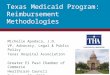 Texas Medicaid Program: Reimbursement Methodologies