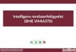 Intelligens rendszerfelügyelet (BME VIMIA370)