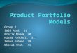 Product Portfolio Models