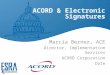 ACORD & Electronic Signatures