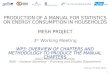 PRODUCTION OF A MANUAL FOR STATISTICS ON ENERGY CONSUMPTION IN  HOUSEHOLDS MESH PROJECT