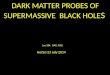 DARK MATTER  PROBES OF SUPERMASSIVE   BLACK  HOLE S